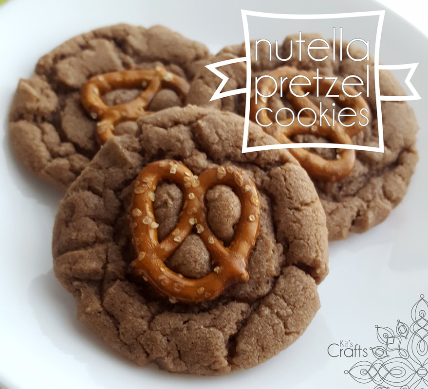 Kit's Crafts - Nutella Pretzel Cookies